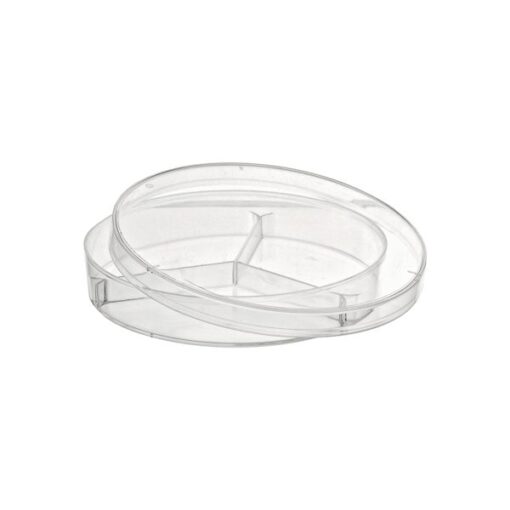 Boite Pétri Ø 90 mm en plastique à 3 compartiments – Image 3