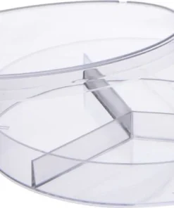 Boite Pétri Ø 90 mm en plastique à 3 compartiments